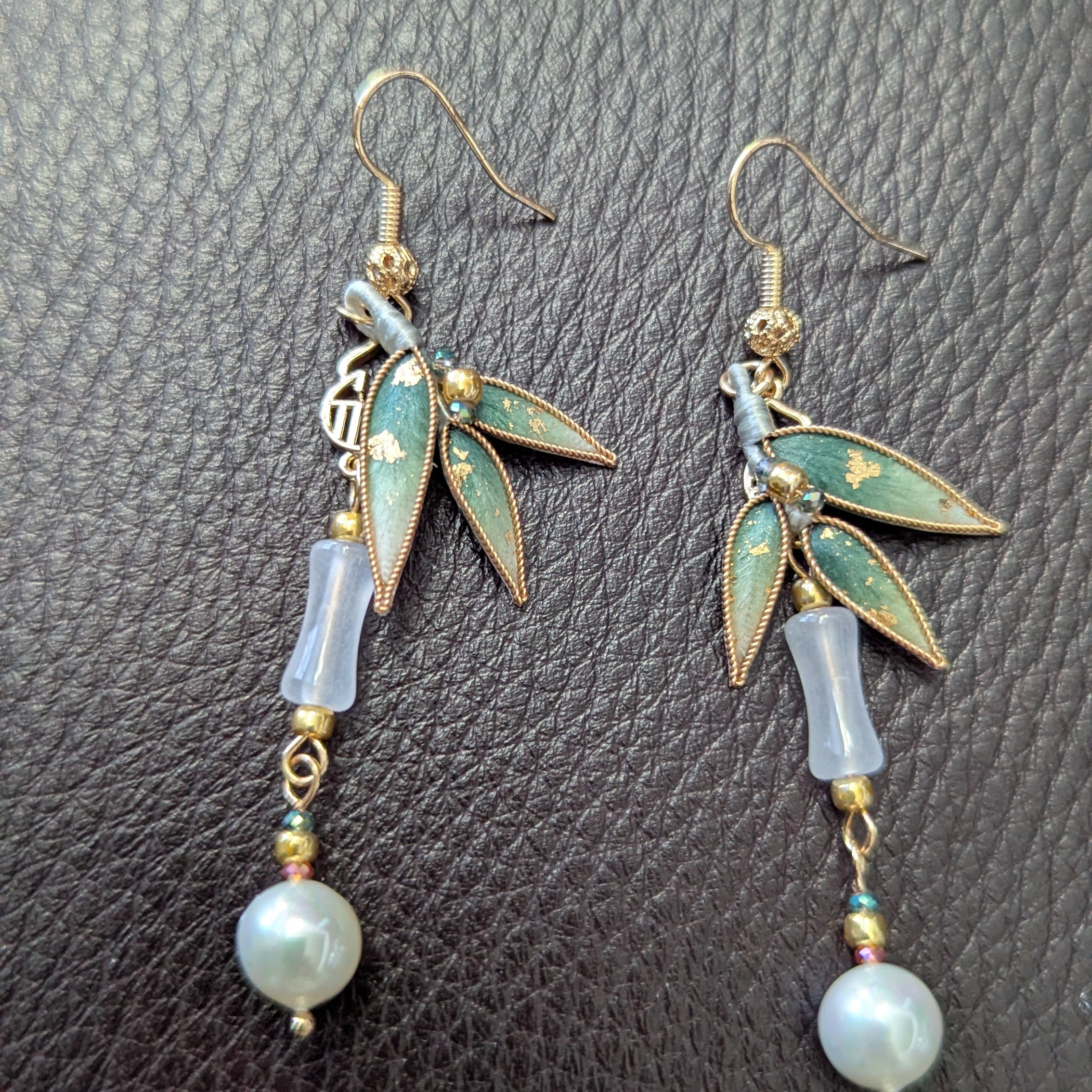 Gilded Bamboo Brooch