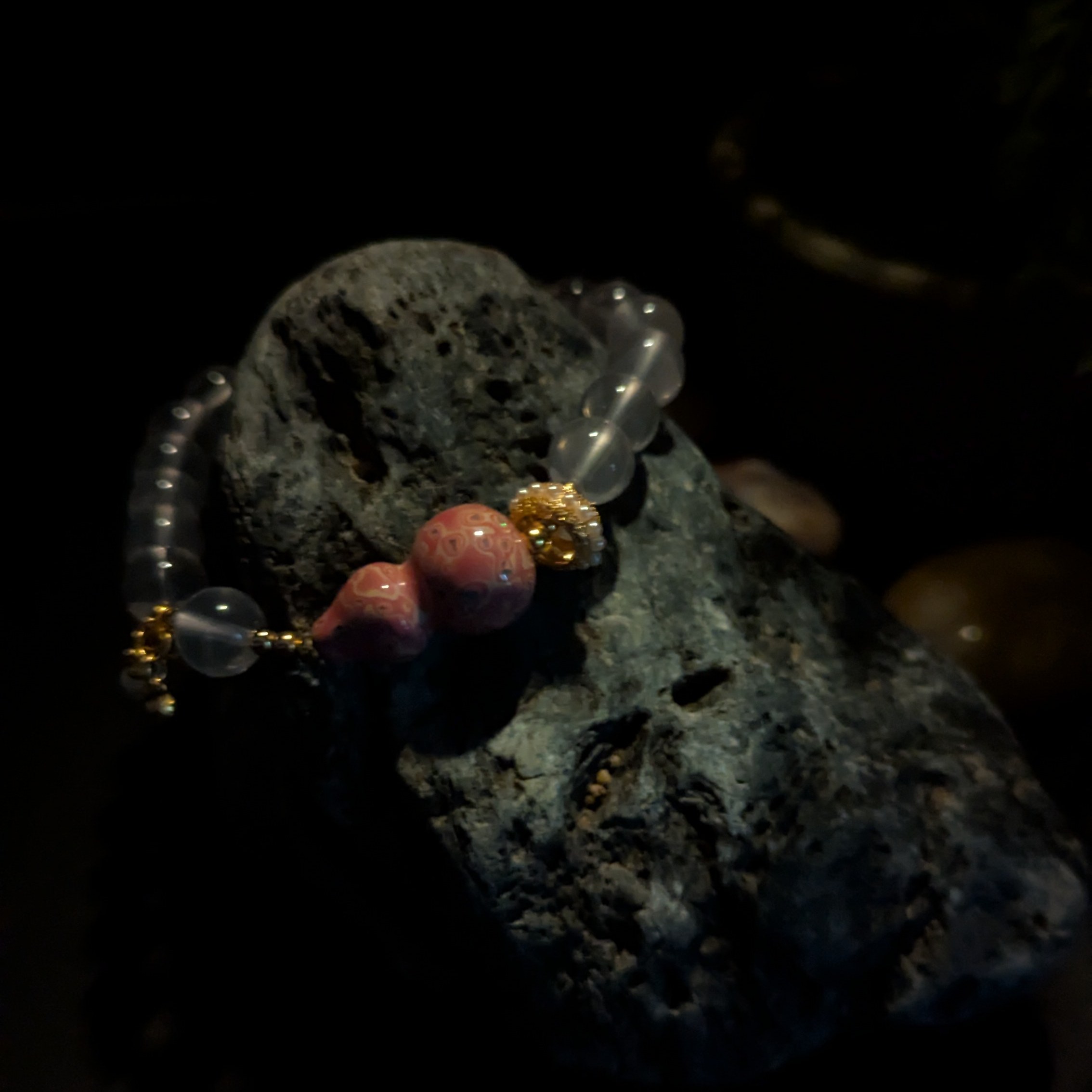 Luminous Petal Drop Earrings