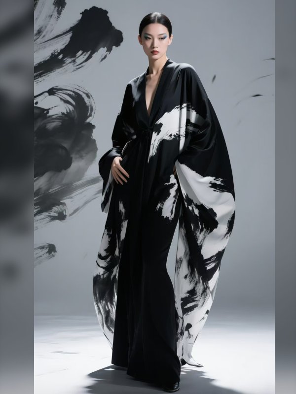 Cloud-Veil Long Coat
