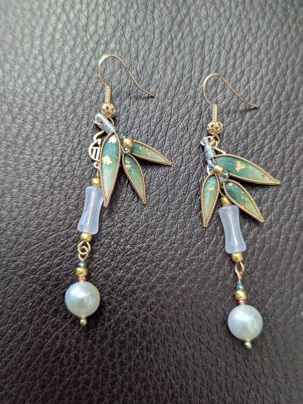 Eternal Bamboo Drop Earrings