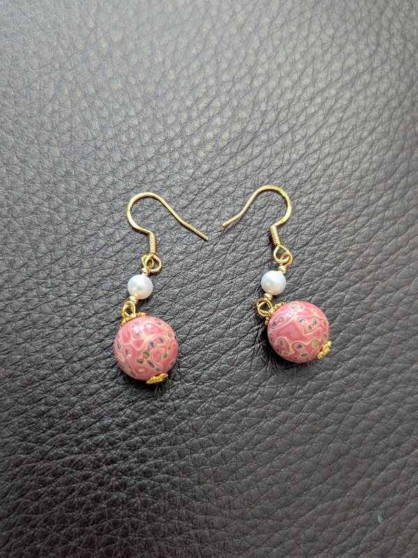 Luminous Petal Drop Earrings