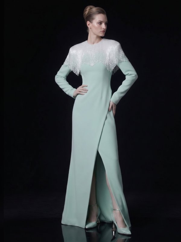The Jade Dew Drop Gown